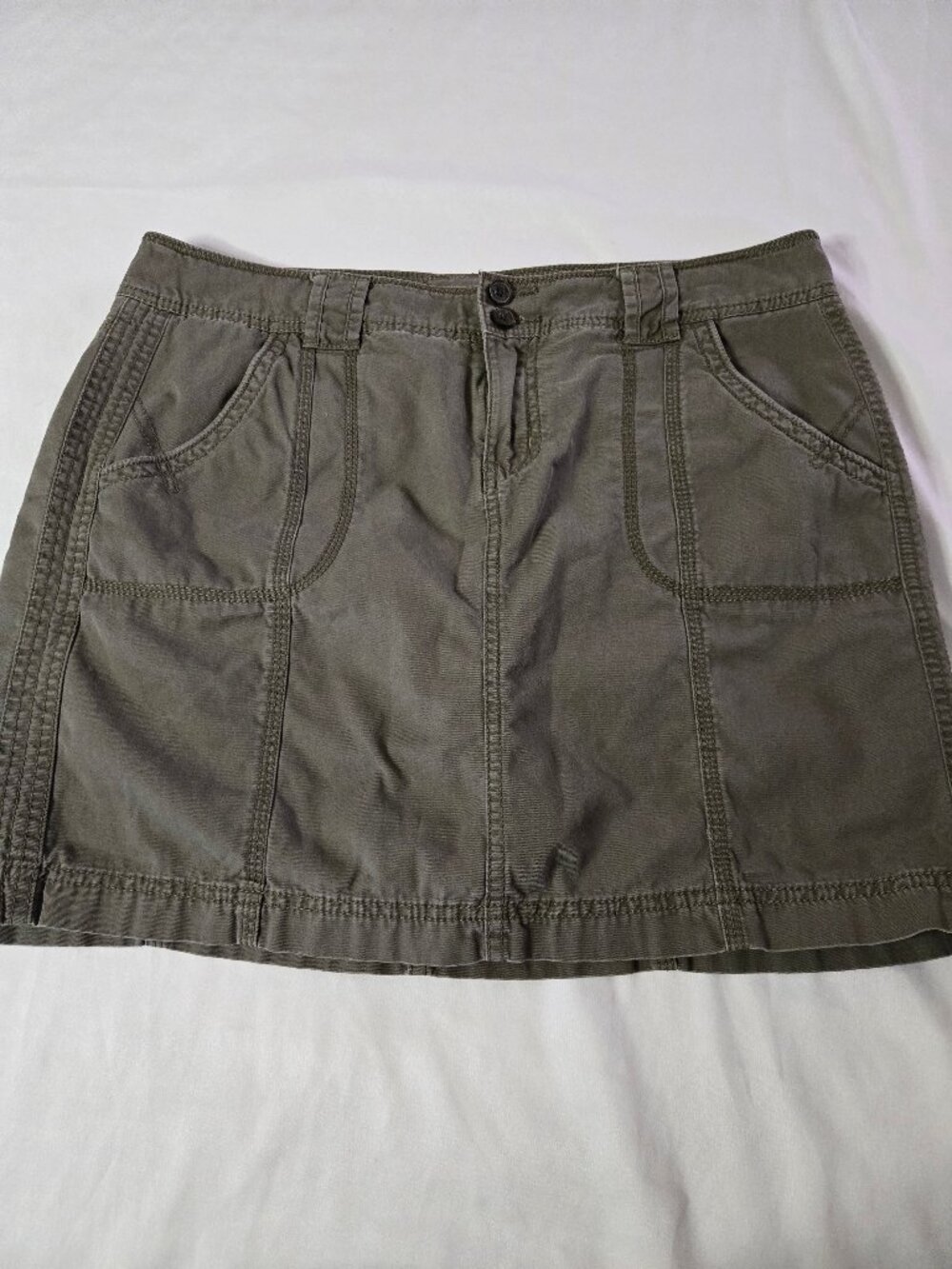 Sonoma Womens Green/Grayish Skorts (12)